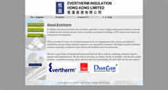 Desktop Screenshot of evertherm.com.hk